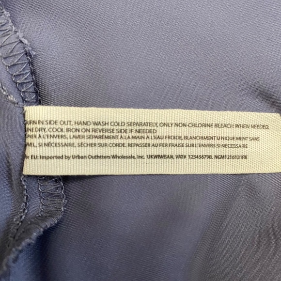 Free People Intimately Satin Chemise, Blue Granite Combo (Purple), Small - Picture 13 of 13